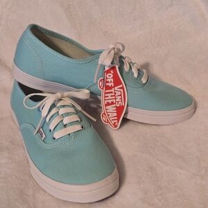 Vans Light Blue Canvas Sneakers